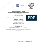 5.2 Metodología. 5.3 Método de Aumentos y Disminuciones