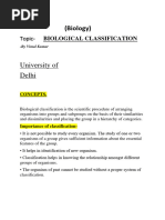 Biological Classification