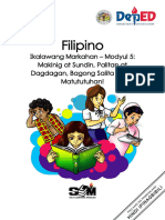 Fil1 - Q2 - Mod5 - Makinig at Sundin, Palitan at Dagdagan, Bagong Salita Iyong Matututuhan!