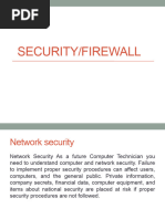 Security and Firewall