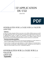 Guide D'application Du Cgi-Tva