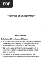 Theories of Dev and Underdevelopment