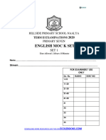 P.7 English Mock Exam Set 1