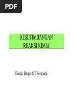 Pert 11 - KESETIMBANGAN REAKSI KIMIA