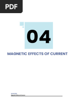 Class-12 Physics Vedantu Notes Magnetic Effect of Current