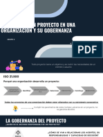 La Misión de Un Proyecto en Una Organización y Su Gobernanza