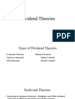 Dividend Theories