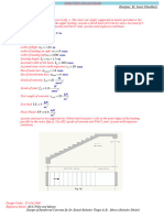 Dog Legged Single Flight Staircase Manual Design