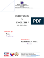 Cover Page Format