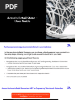 Accuris Retail Store - User Guide