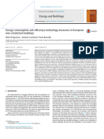 Energy Consumption and Efficiency Technology Measures in European Non-Residential Buildings