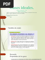 Gases Ideales.: Ciencias Naturales 7º Año Objetivo Priorizado