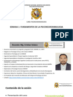 Semana 1 Fundamentos de La Psiconeuroinmunologia