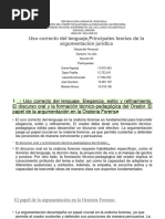 Presentación Uso Correcto Del Lenguaje, Principales Teorías