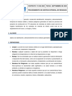 Anexo 2. Procedimiento Manejo Integral de Residuos