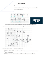 Matematica Fracciones Segunda Parte Julio Agosto