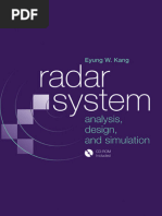 Eyung W Kang-Radar System Analysis, Design, and Simulation-Artech House (2008)