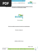 005 - Especificaciones Técnicas Análisis Muestras de Aceite