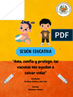 Sesion Educativa Rotafolio Del Esquema Nacional de Vacunacion