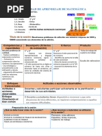 Actividad de Aprendizaje de Matemática Sumamos Mayore de Un Millon