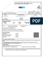 Electronic Reservation Slip (ERS)