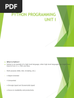 Python Unit1