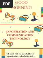 Information and Communication Technology - PPT