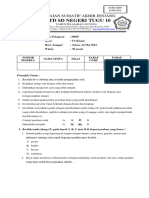 Soal SBDP Psaj 2024 Kelas 6 Fix