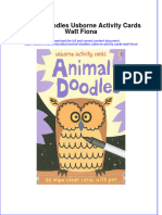 Animal Doodles Usborne Activity Cards Watt Fiona Online Ebook Texxtbook Full Chapter PDF