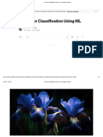 Iris Flower Classification Using ML - by Modassir - Medium