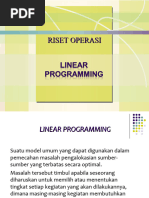 Linear Programming - Metode Grafik