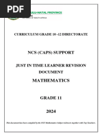 GR 11 - Math Revision Document - 2024