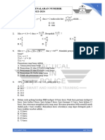 Soal Latihan Penalaran Numerik 2024 Paket 2