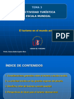 TEMA 3 - La Actividad Turística A Escala Mundial