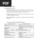 Module 2. Research Techniques N Methods Feb 8 9