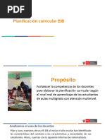 PPT Planificación Curricular EIB. Feb 2024