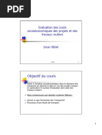 Evaluation Des Couts Socioéconomique Des Projets Et Travaux Routiers