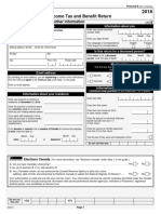 Income Tax and Benefit Return: Step 1 - Identification and Other Information