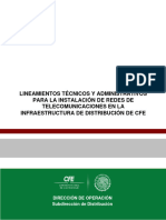 Lineamientos Técnicos CFE