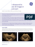 Optimising 2D Ultrasound To Produce The Best 3D Images in GYN Exams