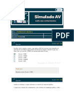 Simulado Expressão Grafica Estacio 2021.1