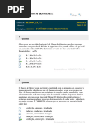 Teste de Conhecimento 5 Equação Da Energia para o Regime Permanente