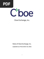 C1 Exchange Rule Book