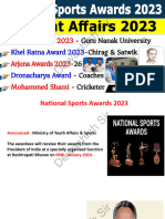 National Sports Awards 2023