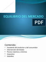 Clase 7 Equilibrio Del Mercado