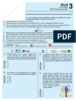 OBMEP Multipla Escolha PROVA E GABARITO 2022-IMPA-IMPA-NIVEL 3