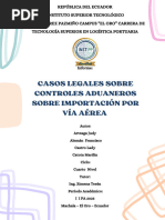 Informe de Caso de Control Aduanero de Impor