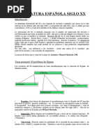 Literatura Española Siglo XX