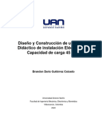 Diseño y Construcción de Un Tablero Didáctico de Instalación Eléctrica Con Capacidad de Carga 45 KVA