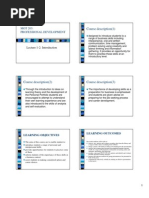 Course Description (1) : MGT 203: Professional Development